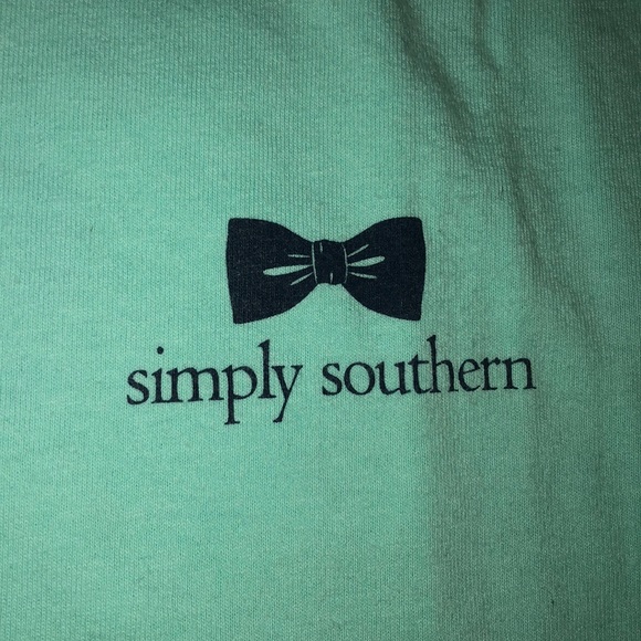 Light Blue Simply Southern Shirt!! - Picture 2 of 2